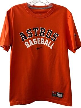 Nike HOUSTON ASTROS Graphic T-Shirt Orange Men’s Size Small